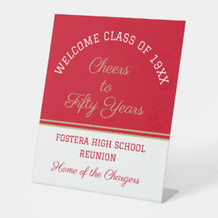 Signe De Table Fêtez ! 50e Réunion de classe