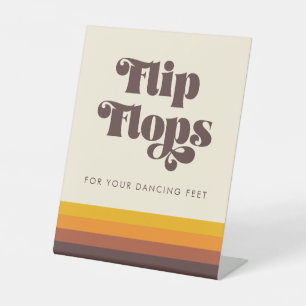 Signe De Table Feuilles de mariage vintage des années 60