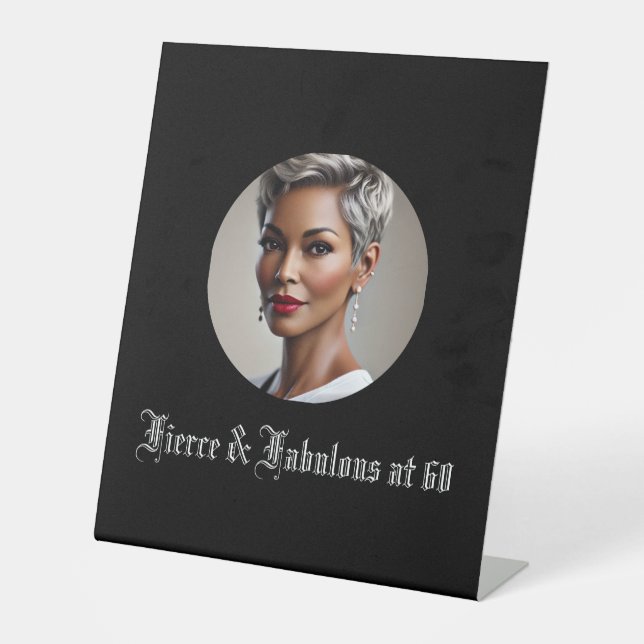 Signe De Table Fierce & Fabulous at 60 (Recto)