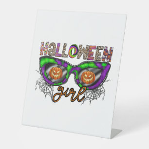 Signe De Table Fille d'Halloween