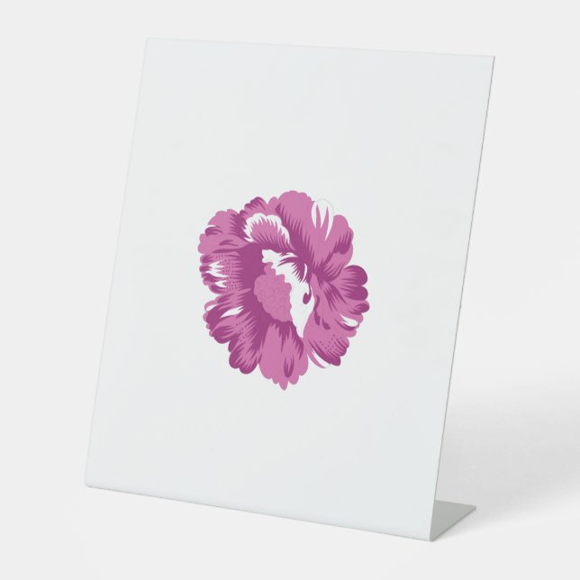 Signe De Table Fille, Pale Megenta, Santé Royale (Recto)