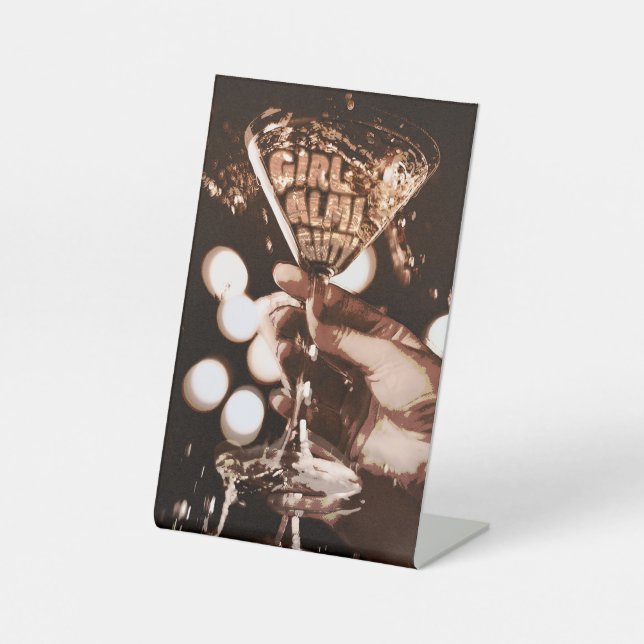 Signe De Table Fille Tout Puissant (Recto)