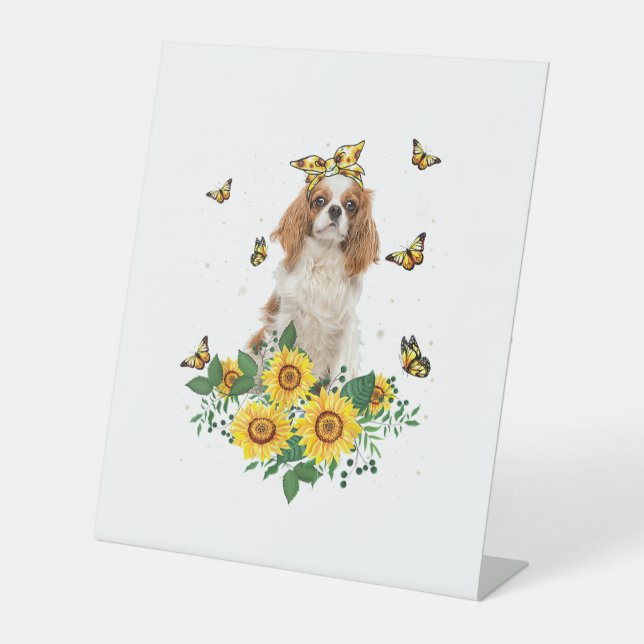 Signe De Table Filles Femmes Maman Cavalier King Charles Spaniel  (Recto)