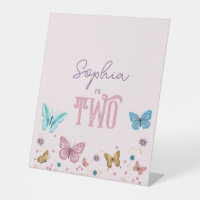 Filles mignonne papillon Anniversaire de enfant Bi