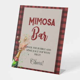 Signe De Table Flannel & fizz hiver Bachelorette Mimosa Bar Signa