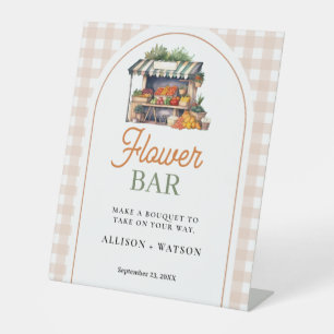 Signe De Table Fleur de douche nuptiale du marché Signal