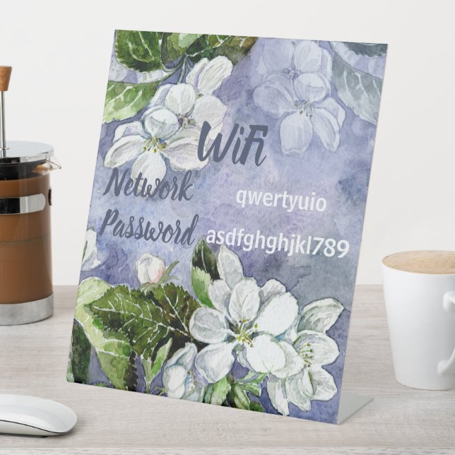 Signe De Table Fleur de pommier  (In SItu)