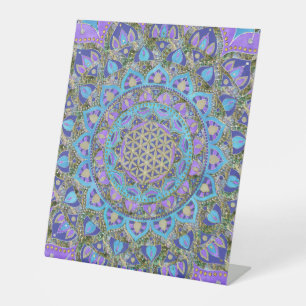 Signe De Table Fleur De Vie - Mandala India Style 2