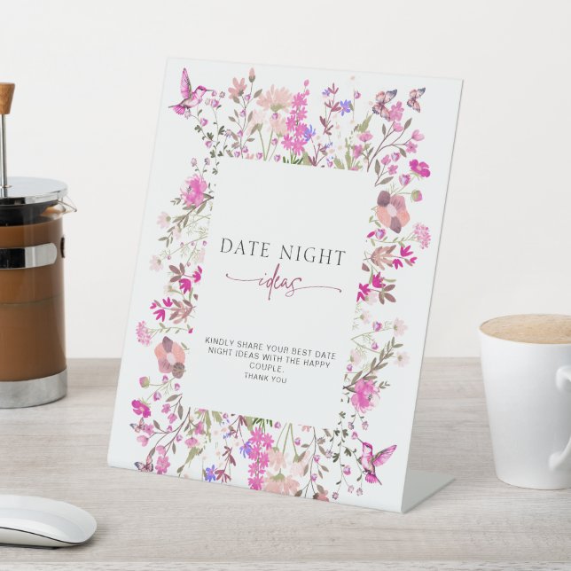 Signe De Table Fleur sauvage Date Night Ideas Fête des mariées (In SItu)