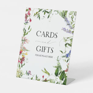 Signe De Table Fleur sauvage été Aquarelle Fête des mariées Cadea