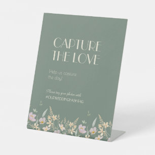 Signe De Table Fleur sauvage Sage Deco Mariage Capturer l'amour