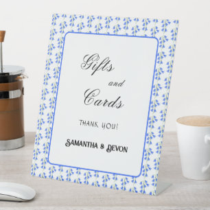 Signe De Table Fleurs de Jacinthes Cadeaux de Mariage et Cartes
