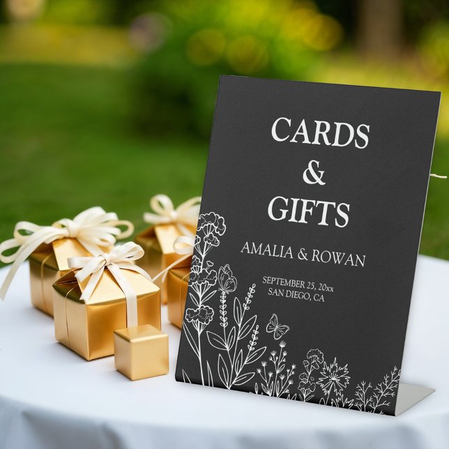 Signe De Table Fleurs de prairie Cartes et Cadeaux Mariage (Créateur téléchargé)