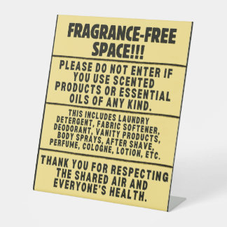 Signe De Table Fragrance-Free Desk Sign