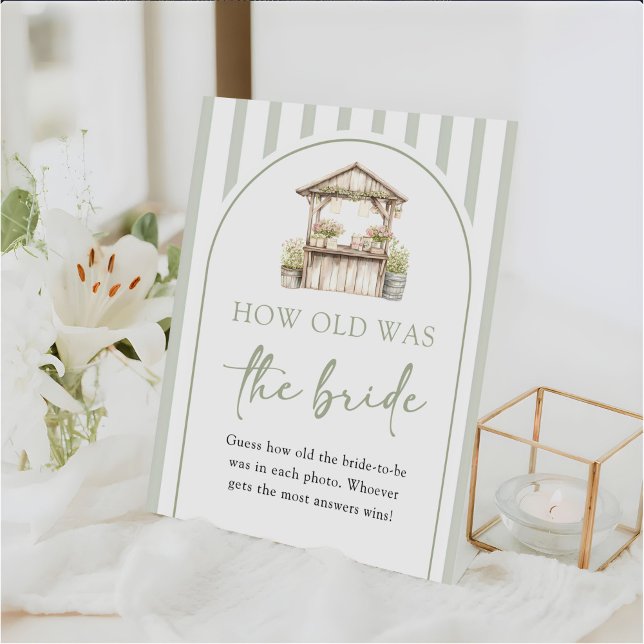 Signe De Table Fraîchement sur le marché Quel âge avait la mariée (Créateur téléchargé)