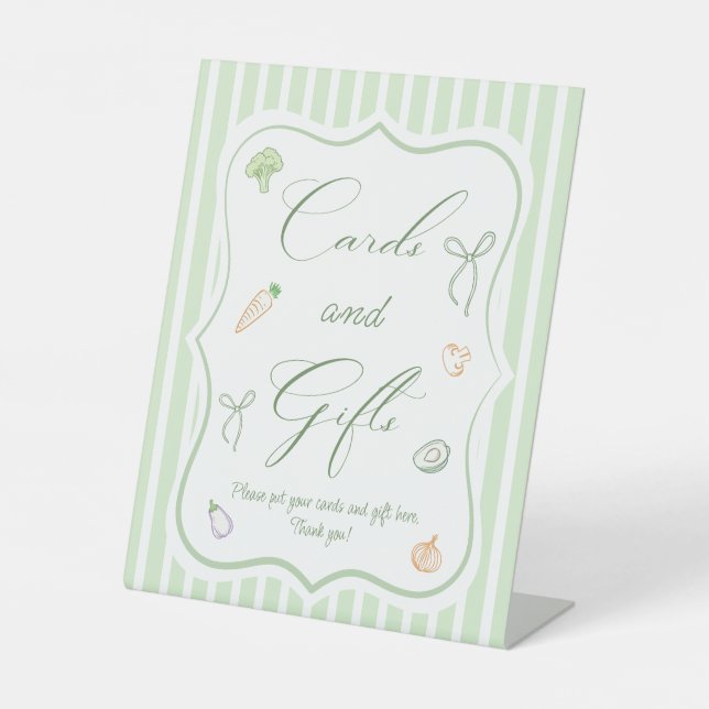 Signe De Table Frais hors du marché nuptiale cartes de douche et  (Recto)