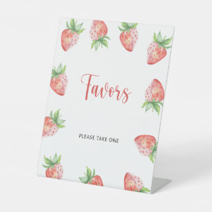 Signe De Table Fraise \ Faveurs