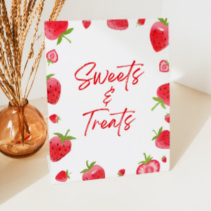 Signe De Table Framboise Sucre et friandises