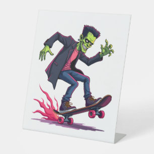 Signe De Table Frankenstein Skate - Cool Halloween Streetwear Sh