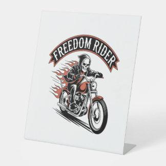Signe De Table FreeDom Rider Biker
