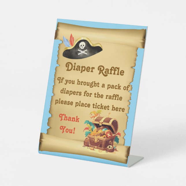 Signe De Table Fromage de couche de pirates (Recto)