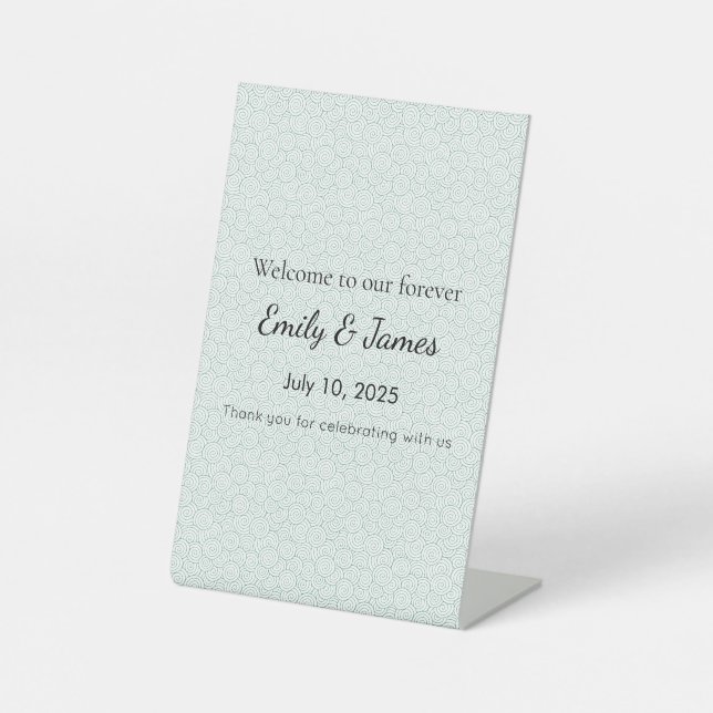 Signe De Table Funny Baby Shower Sign for Office Decor (Recto)