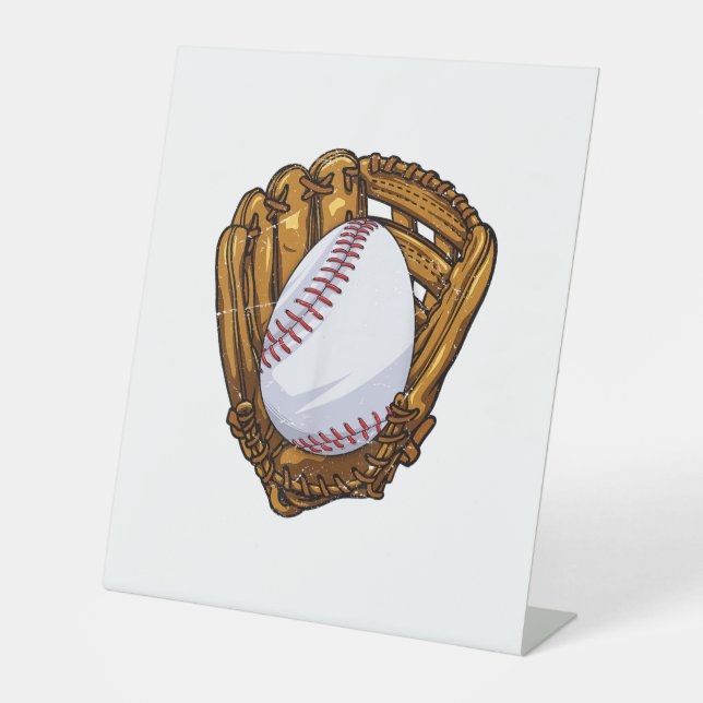 Signe De Table Funny Easter Egg Baseball Egg Hunting Easter Day M (Recto)