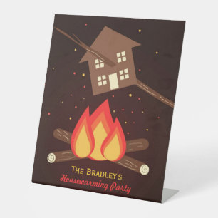 Signe De Table Funny Littéral Fête du réchauffement ménager