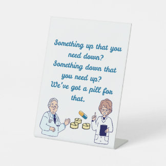 Signe De Table Funny Pharmacist