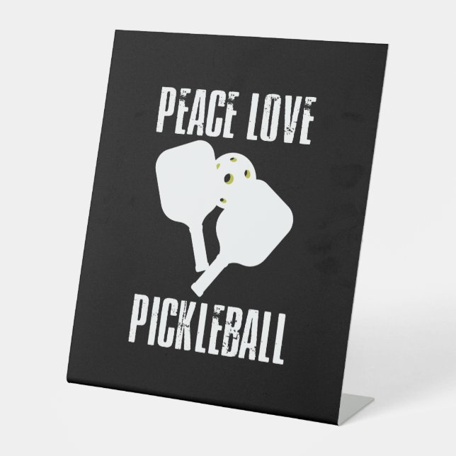 Signe De Table Funny Pickleball (Recto)