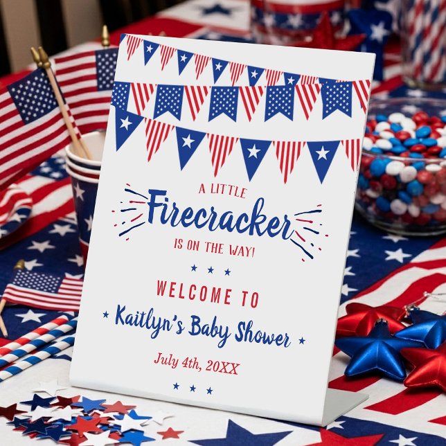 Signe De Table Fusée Sur La Route ! Fête De Bébé Le 4 Juillet (Créateur téléchargé)