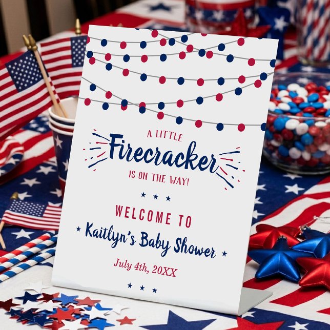 Signe De Table Fusée Sur La Route ! Fête De Bébé Le 4 Juillet (Créateur téléchargé)
