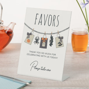 Signe De Table Gamme de vêtements Neutre Halloween Baby shower Fa