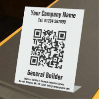 General Builder QR Code Design Signal Pedestal