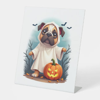 Signe De Table Ghost Bulldog Boo