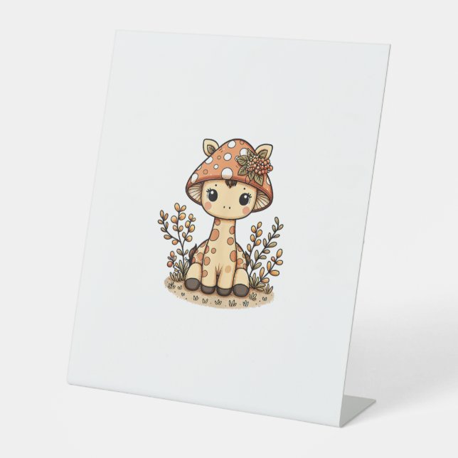 Signe De Table Giraffe Cottagecore (Recto)