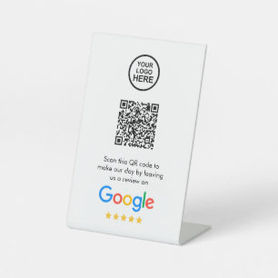 Signe De Table Google Avis Business Review Link QR Code