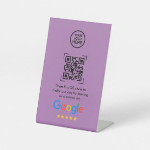 Signe De Table Google Avis   Business Review Link QR Code