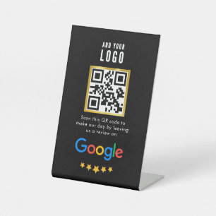 Signe De Table Google Avis   Business Review Link QR Code
