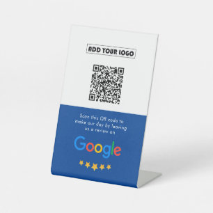 Signe De Table Google Avis Business Review Link QR Code