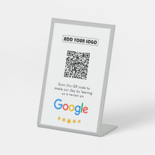 Signe De Table Google Avis Business Review Link QR Code