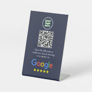 Signe De Table Google Avis   Business Review Link QR Code
