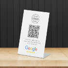 Signe De Table Google Avis | Business Review Link QR Code