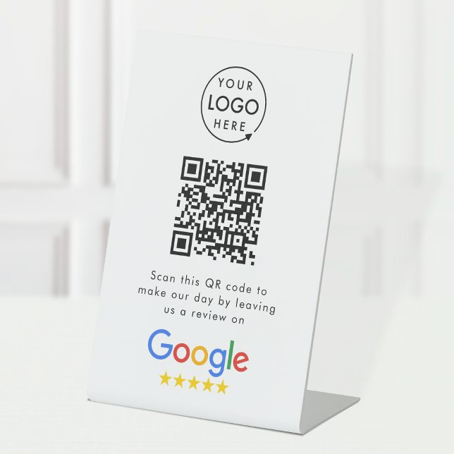 Signe De Table Google Avis | Business Review Link QR Code (Créateur téléchargé)