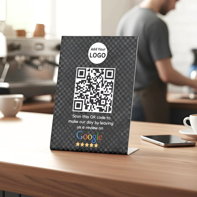 Signe De Table Google Avis | Business Review Link QR Code (Créateur téléchargé)