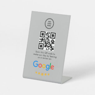 Signe De Table Google Avis Business Review Link QR Code