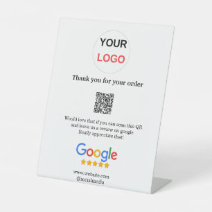 Signe De Table Google examen logo de l'entreprise Analyser QR exa