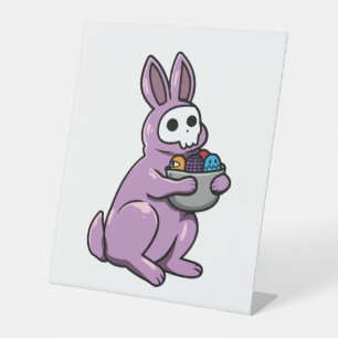 Signe De Table Gothique Lapin Gothique Bunny Gothique Emo de Pâqu