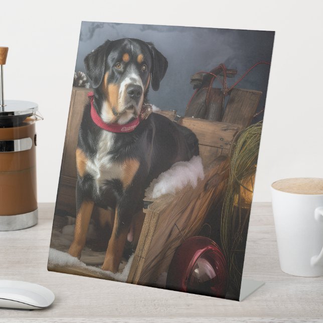 Signe De Table Grand Suisse neige neige neige neige neige neige N (In SItu)