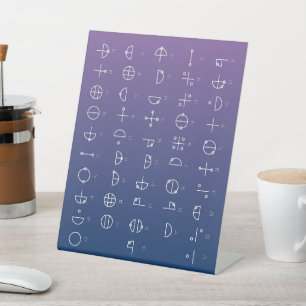 Signe De Table Graphique Katakamuna